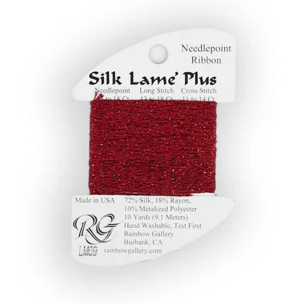 Silk Lame Plus LM09 Dark Red - The Flying Needles