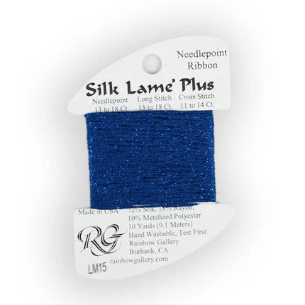 Silk Lame Plus LM15 Dark Blue - The Flying Needles
