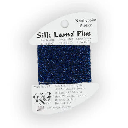 Silk Lame Plus LM16 Navy - The Flying Needles