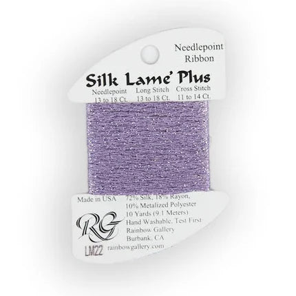Silk Lame Plus LM22 Lavender - The Flying Needles
