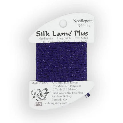 Silk Lame Plus LM23 Dark Lavender - The Flying Needles