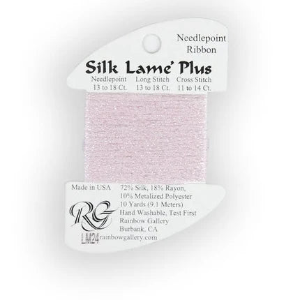 Silk Lame Plus LM24 Baby Pink - The Flying Needles