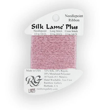 Silk Lame Plus LM25 Rose Pink - The Flying Needles
