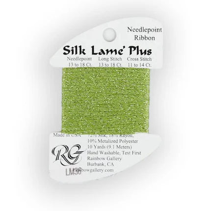Silk Lame Plus LM36 Chartreuse - The Flying Needles