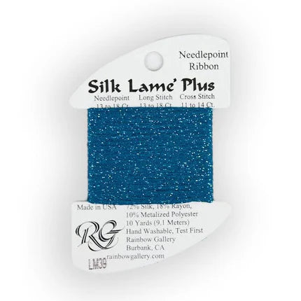 Silk Lame Plus LM39 Lagoon - The Flying Needles