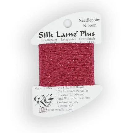 Silk Lame Plus LM45 Deep Rose - The Flying Needles