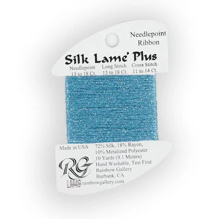 Silk Lame Plus LM49 China Blue - The Flying Needles