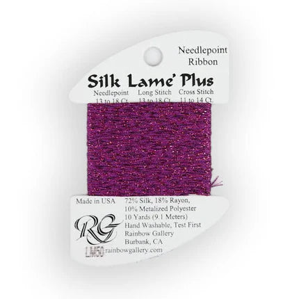 Silk Lame Plus LM50 Fuchsia - The Flying Needles