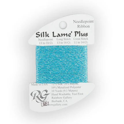 Silk Lame Plus LM51 Turquoise - The Flying Needles