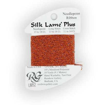 Silk Lame Plus LM52 Pumpkin - The Flying Needles