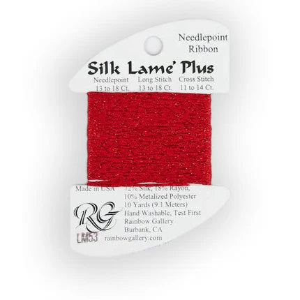 Silk Lame Plus LM53 Crimson - The Flying Needles