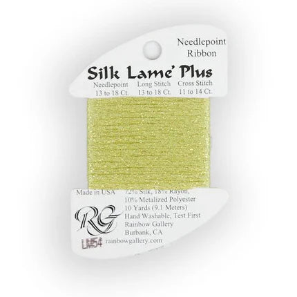 Silk Lame Plus LM54 Lite Avocado - The Flying Needles