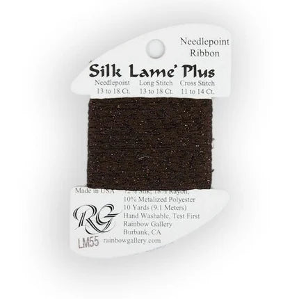 Silk Lame Plus LM55 Dark Chocolate - The Flying Needles