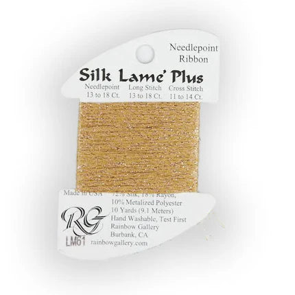 Silk Lame Plus LM61 Sand Gold - The Flying Needles