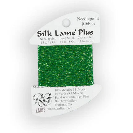Silk Lame Plus LM63 Emerald - The Flying Needles