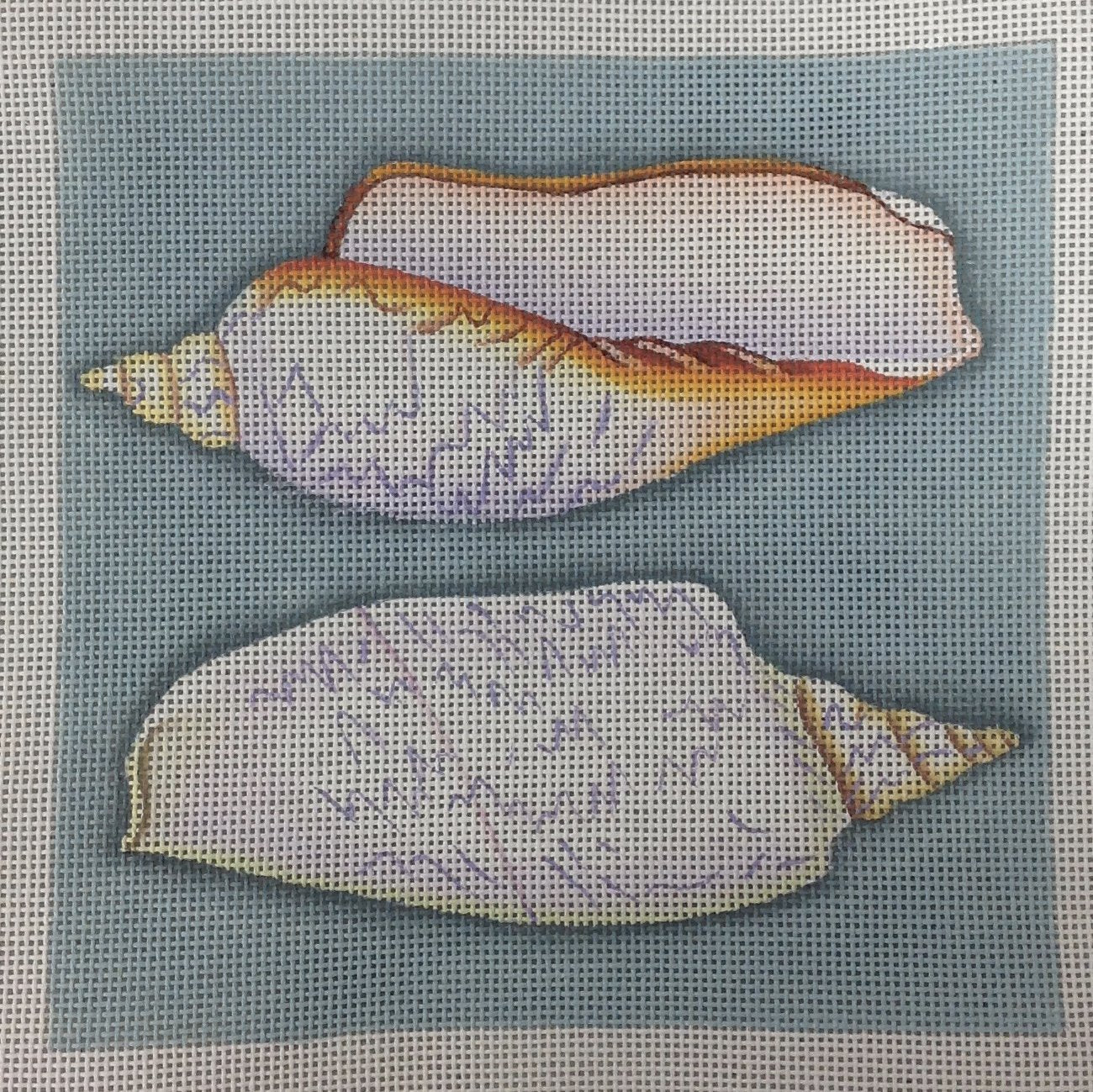 Twin Shells Canvas - The Flying Needles