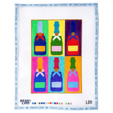 Colorful Bubbly Canvas - The Flying Needles