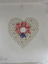 Honeycomb Floral Heart - The Flying Needles