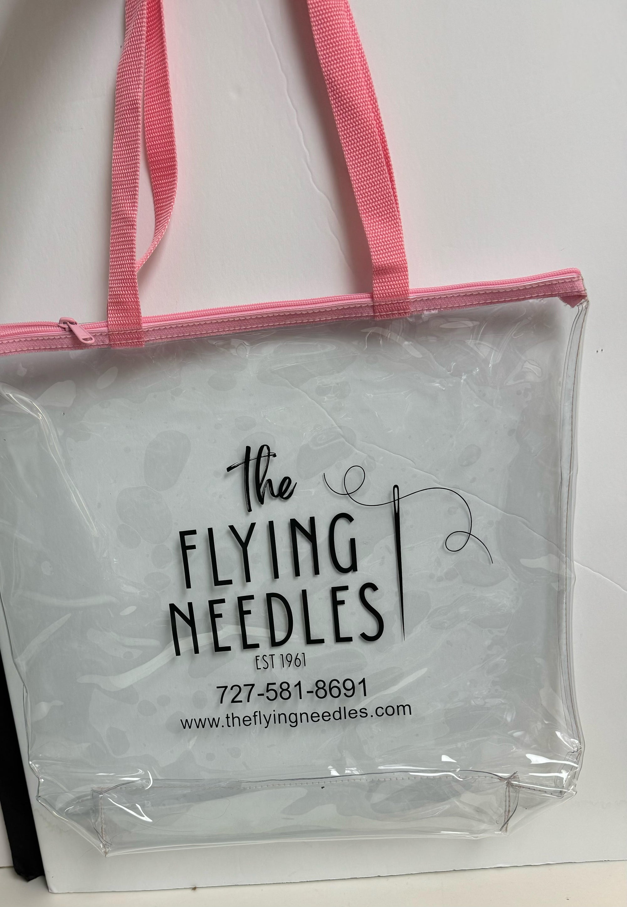 TFN LOGO Large Project Bag 17x17 - The Flying Needles