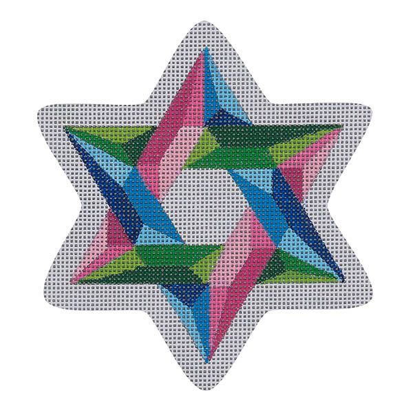 Tri-Colored Star of David