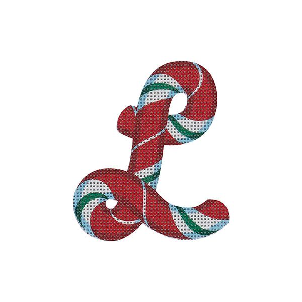Candy Cane Letter L