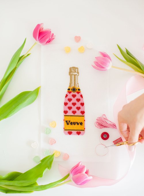Veuve Bottle Valentine - The Flying Needles