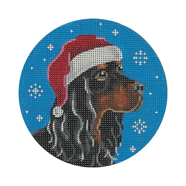 Gordon Setter Santa