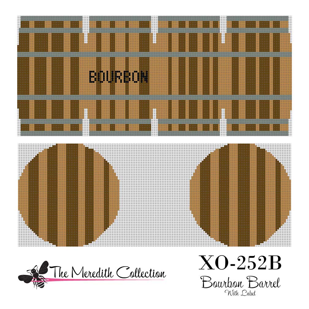 Bourbon Barrel with label - The Flying Needles