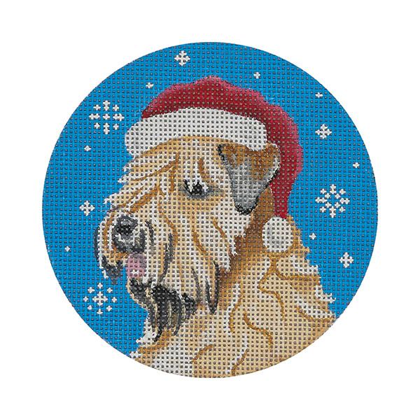 Wheaten Terrier Santa