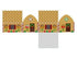 Apple Pie 3D Gingerbread House - The Flying Needles