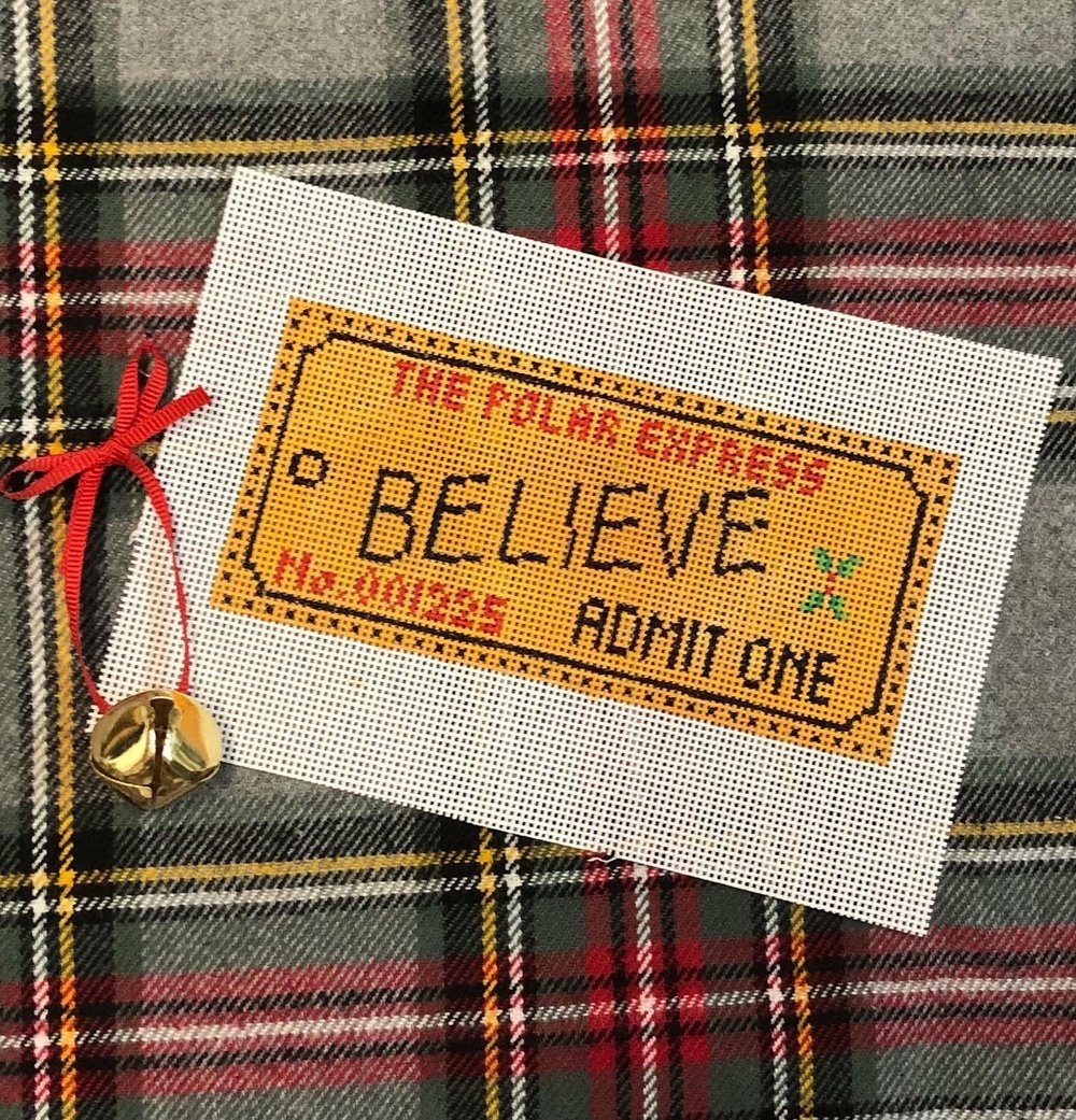 Believe Polar Express Ticket - The Flying Needles