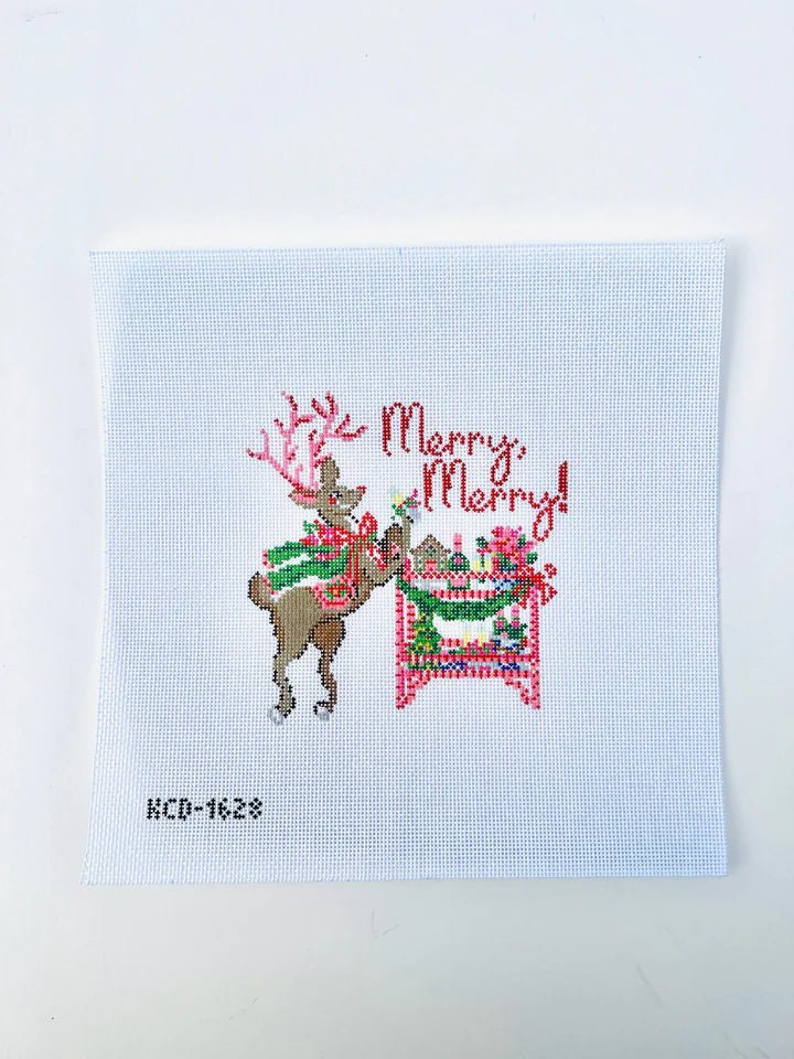 Blitzen and Bubbles Canvas - The Flying Needles