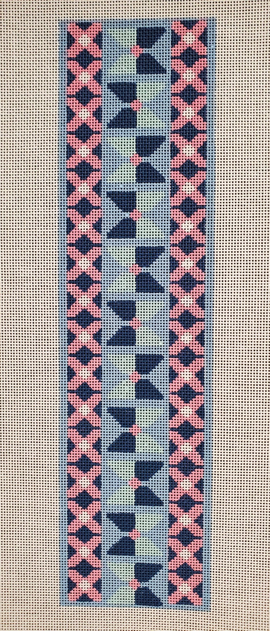 Blue Double Strip for Tote Voila Designs Flying Needles