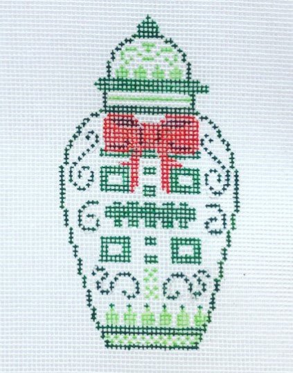 Christmas Ginger Jar - The Flying Needles