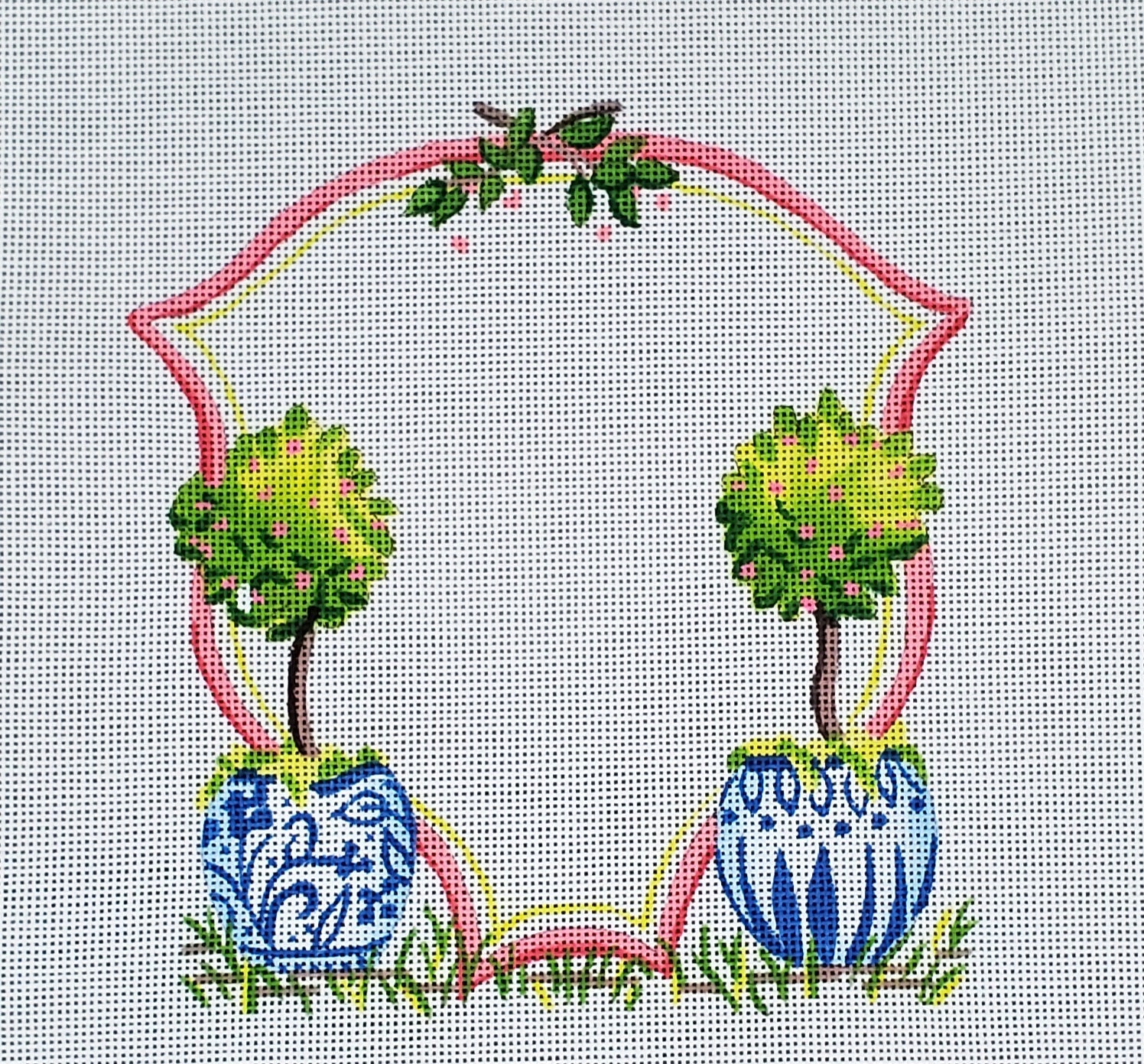 Crest w/Topiaries - The Flying Needles