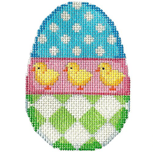 Dots Chicks Harlequin Egg - The Flying Needles