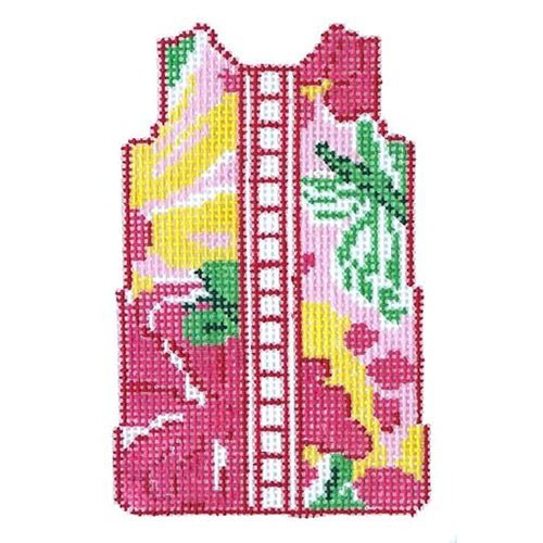 Floral Pink Shift Dress - The Flying Needles