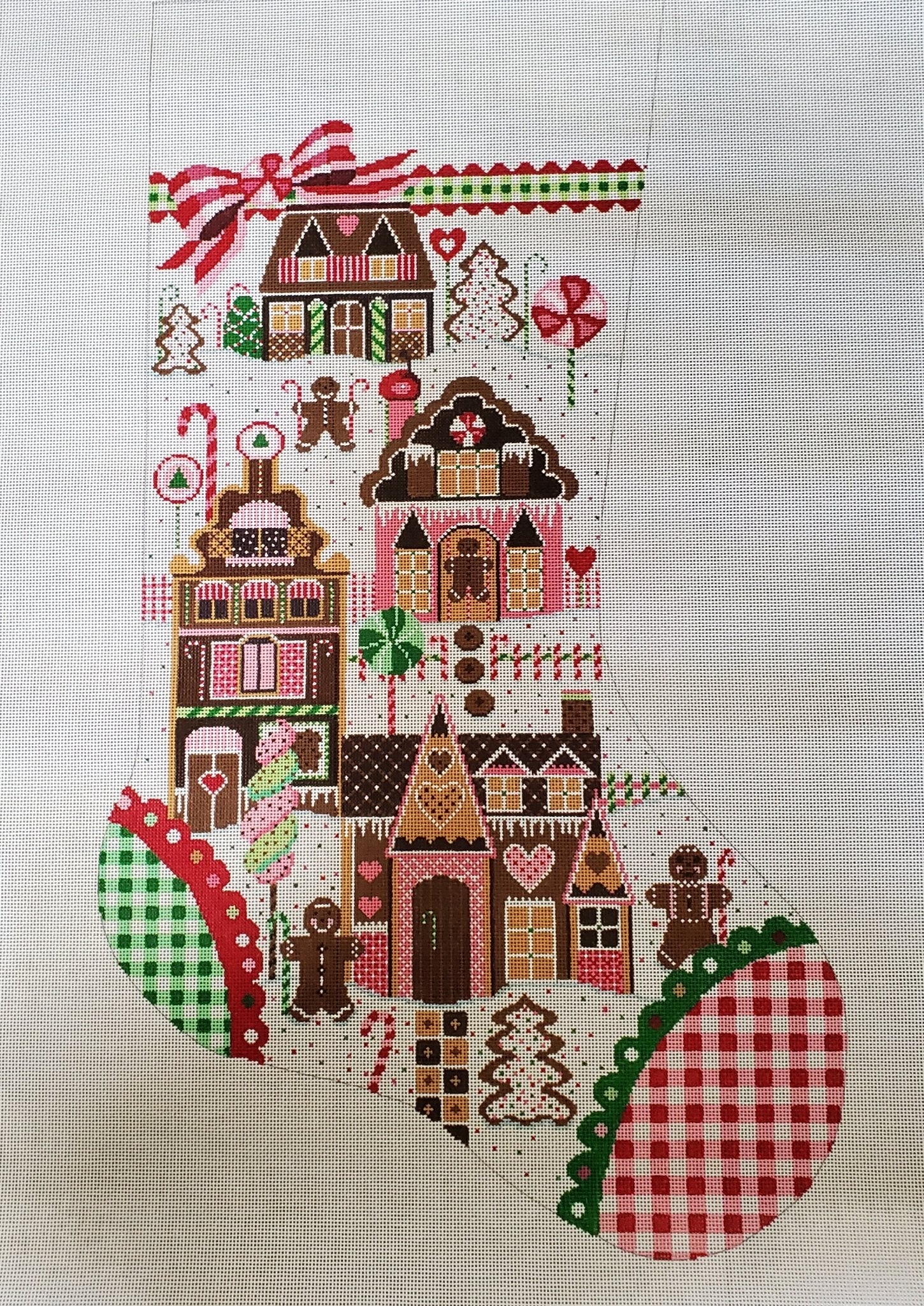 Holiday Village Stocking - The Flying Needles