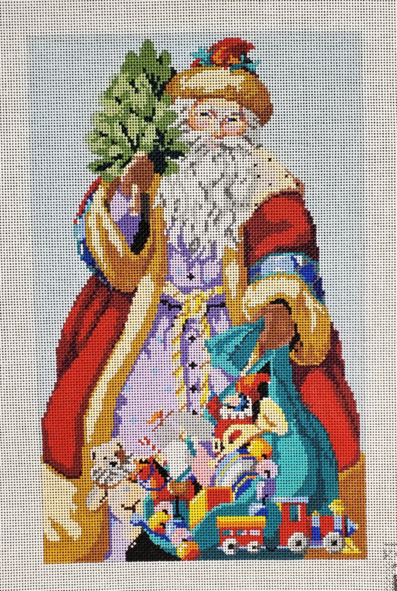 Jolly Santa and Toys - The Flying Needles