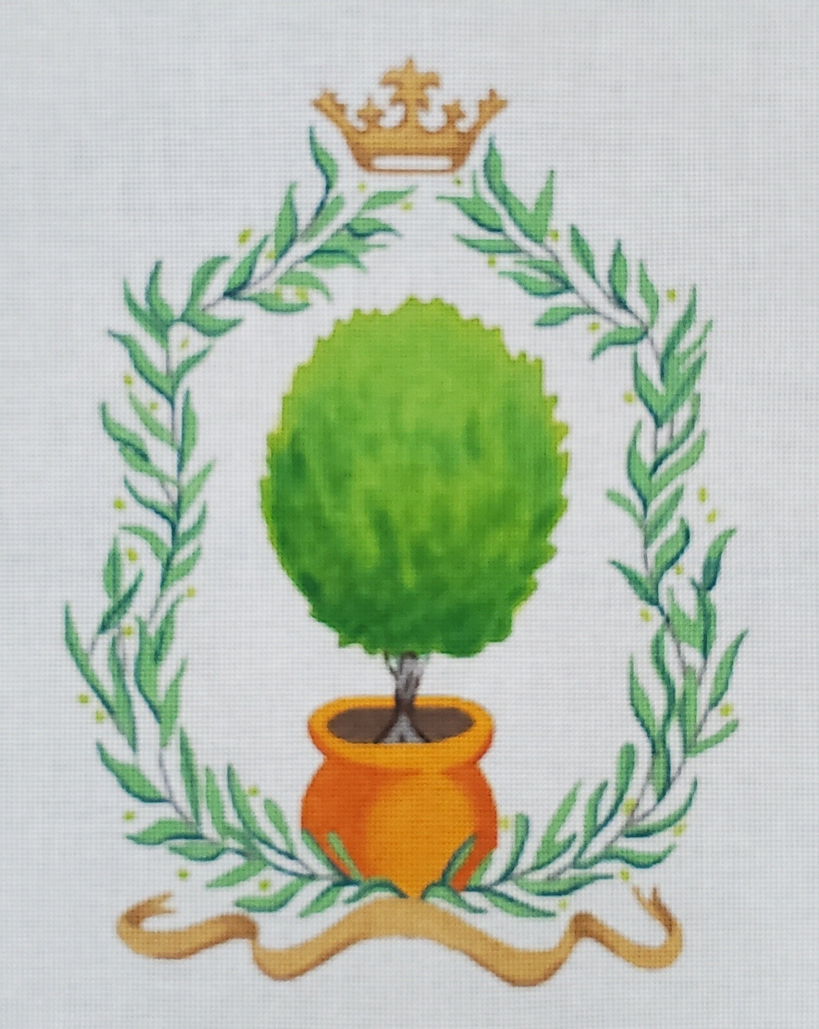 Monogram Crown - The Flying Needles