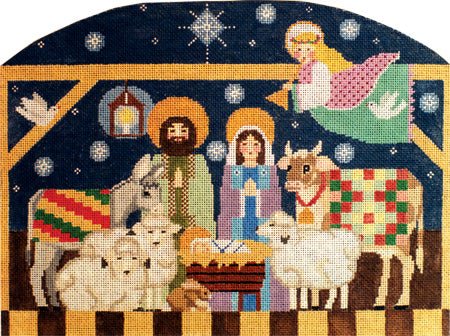 Nativity Scene Stand-Up - The Flying Needles