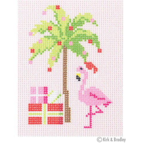 Palm Beach Christmas - Palm Tree & Flamingo - The Flying Needles