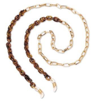Peepers Colorblock Link Chain - Tortoise - The Flying Needles