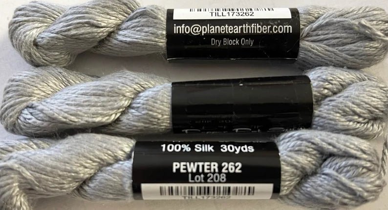 Pepper Pot Silk 262 Pewter - The Flying Needles