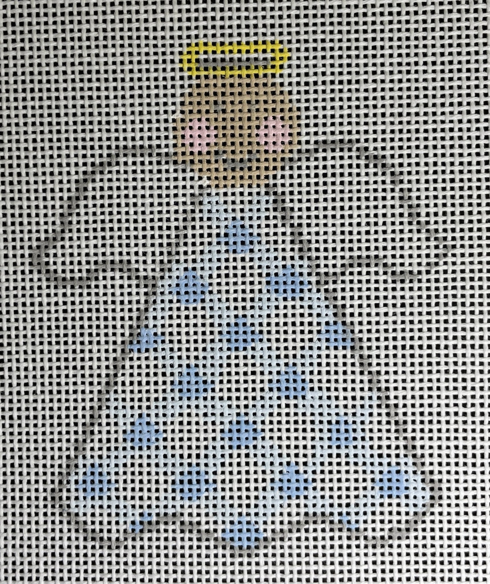 Pete's Sake Pottery Angel - Blue - The Flying Needles