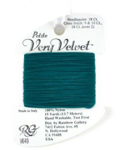 Petite Very Velvet 649 Teal - The Flying Needles