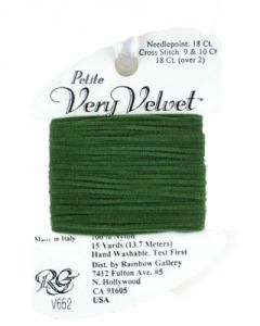 Petite Very Velvet 652 Hunter Green - The Flying Needles