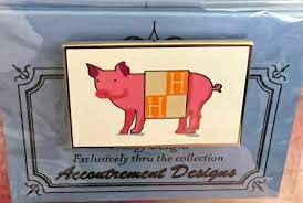 Pig in an 'H' Blanket Needleminder - The Flying Needles