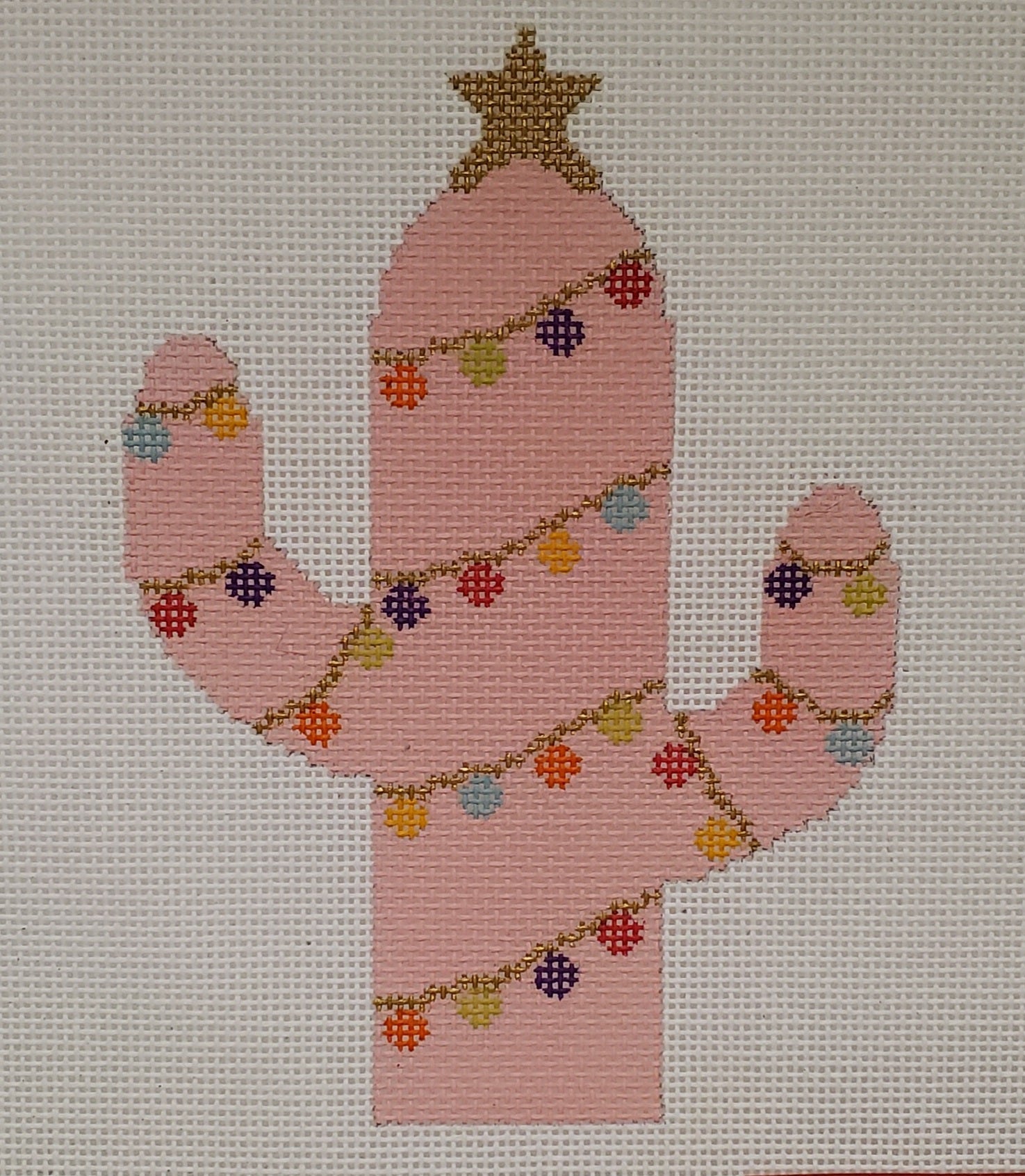 Pink Cactus Ornament Kit - The Flying Needles