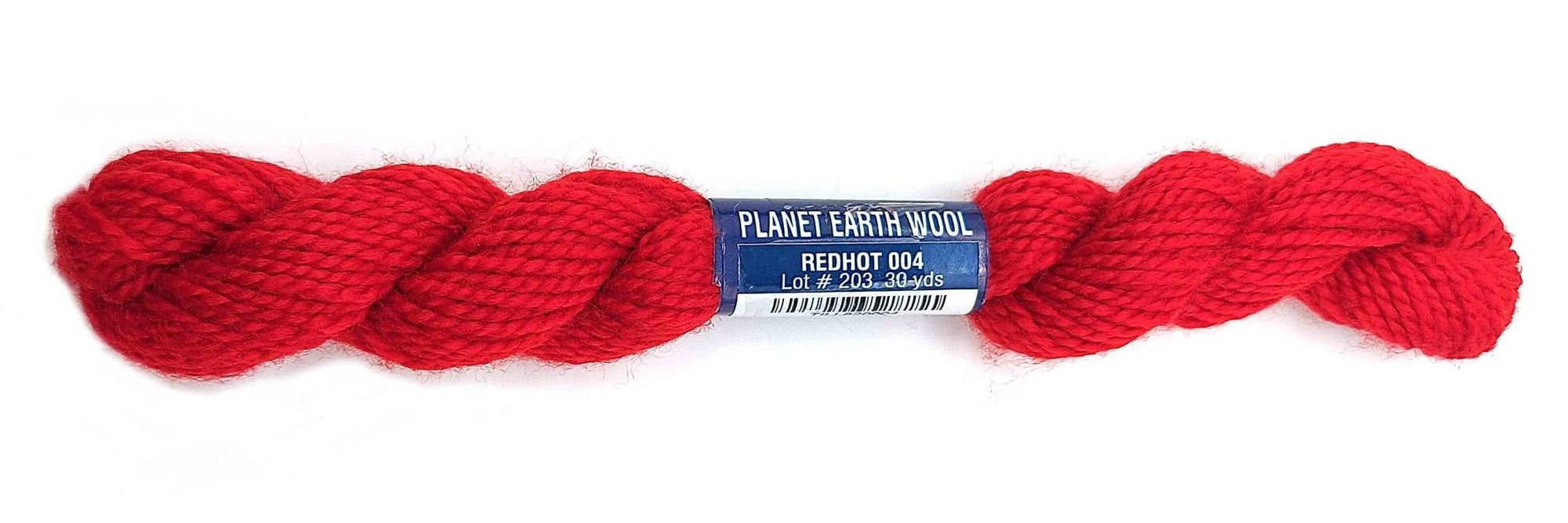 Planet Earth Wool 004 Red Hot - The Flying Needles